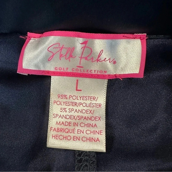 Stella Parker UPF 50 Mermaid Hem Navy & Floral Skort Size Large - Picture 6 of 11